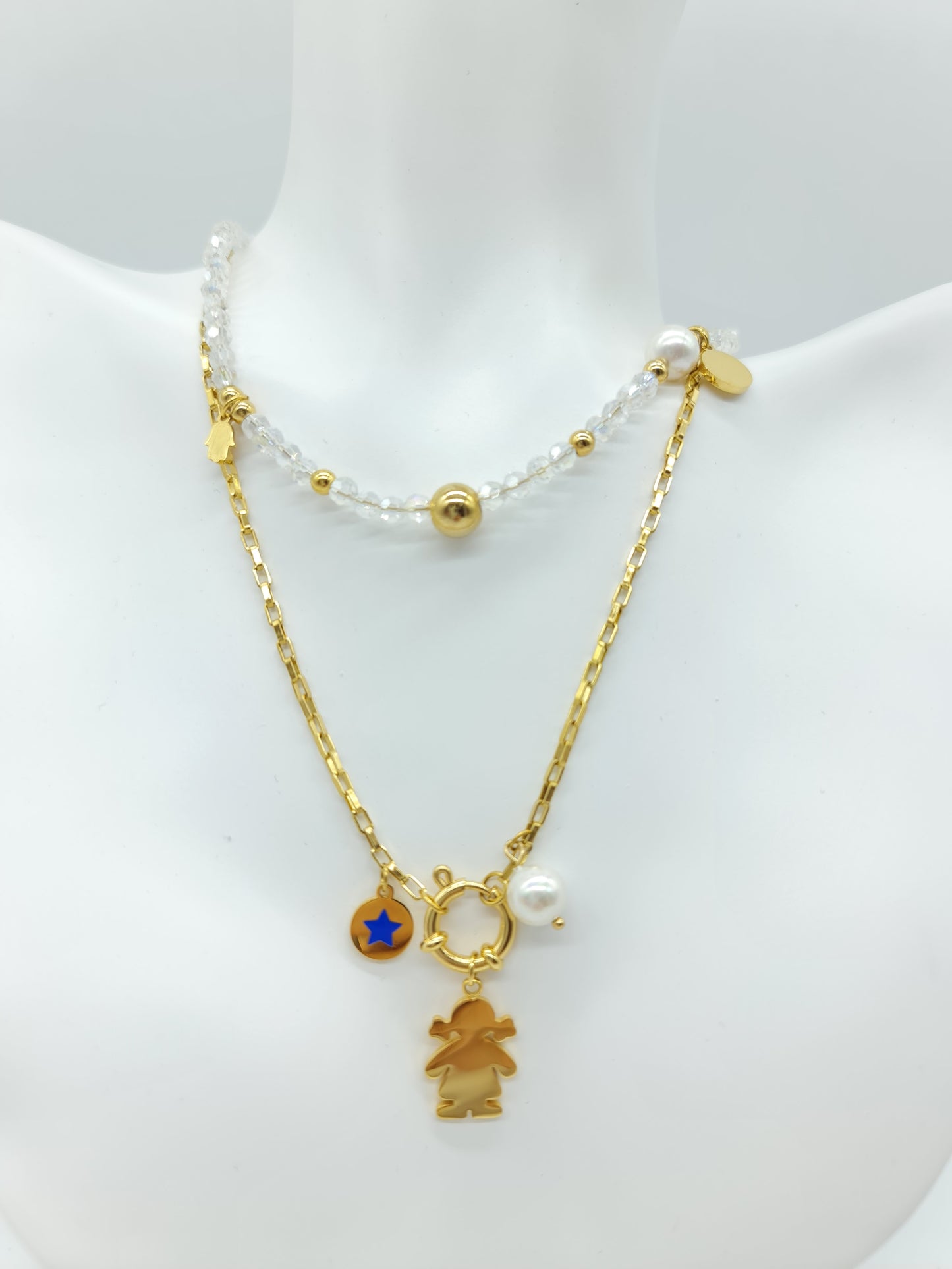 Juego collar y aretes Mi Niña