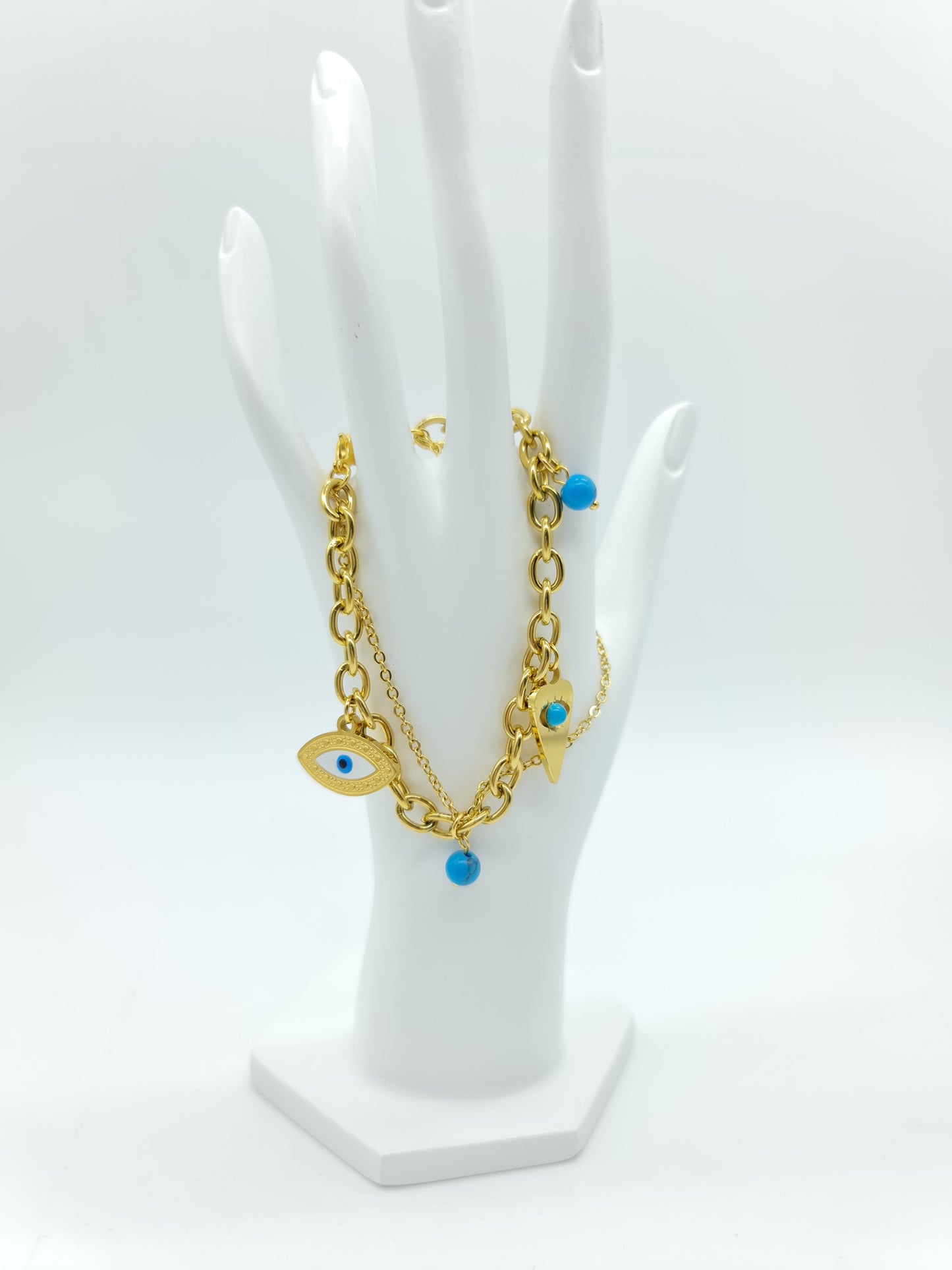 Set completo de joyería Ojo turco Azul Protección