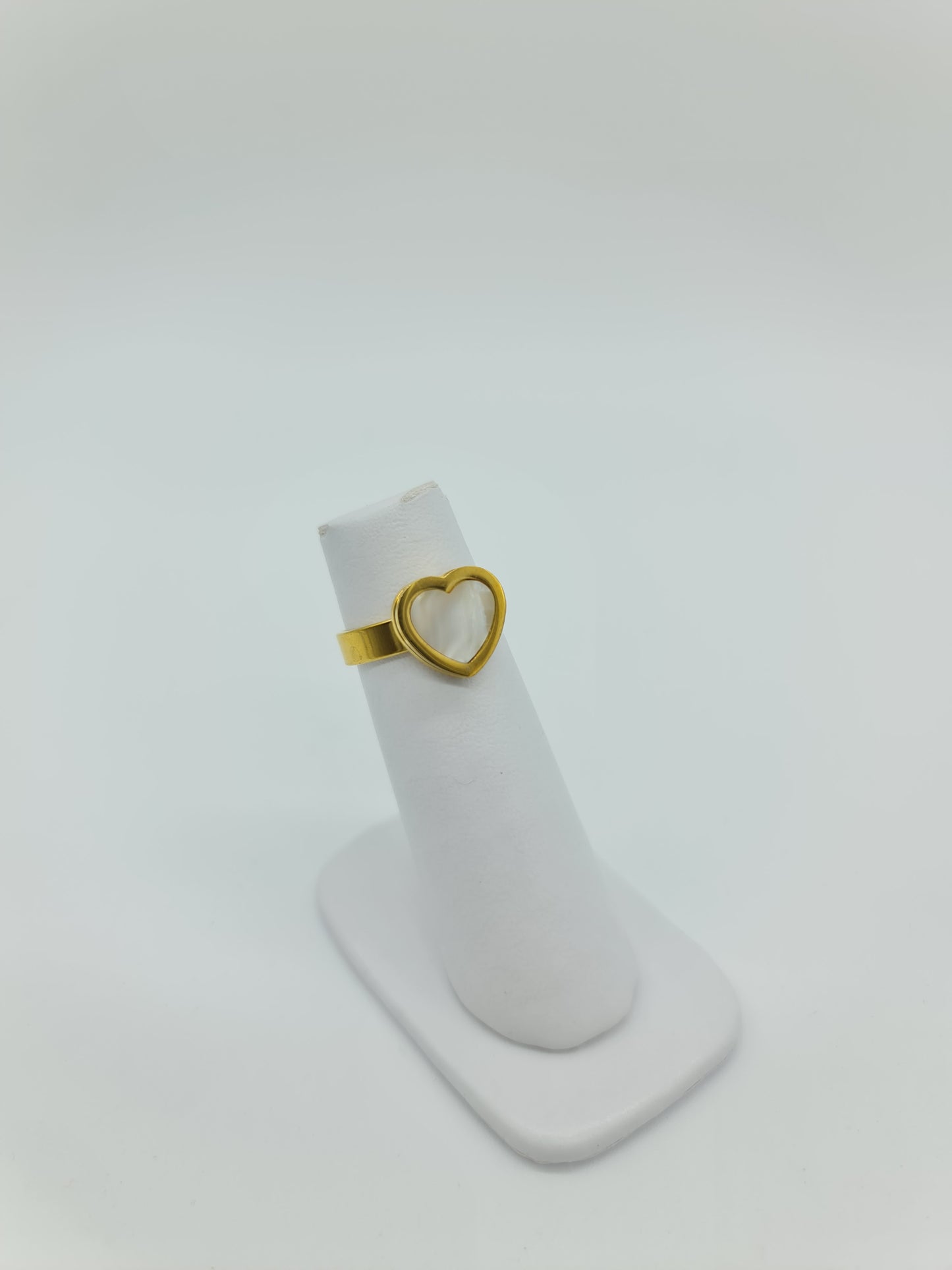 Set completo de joyería Corazón Madre perla