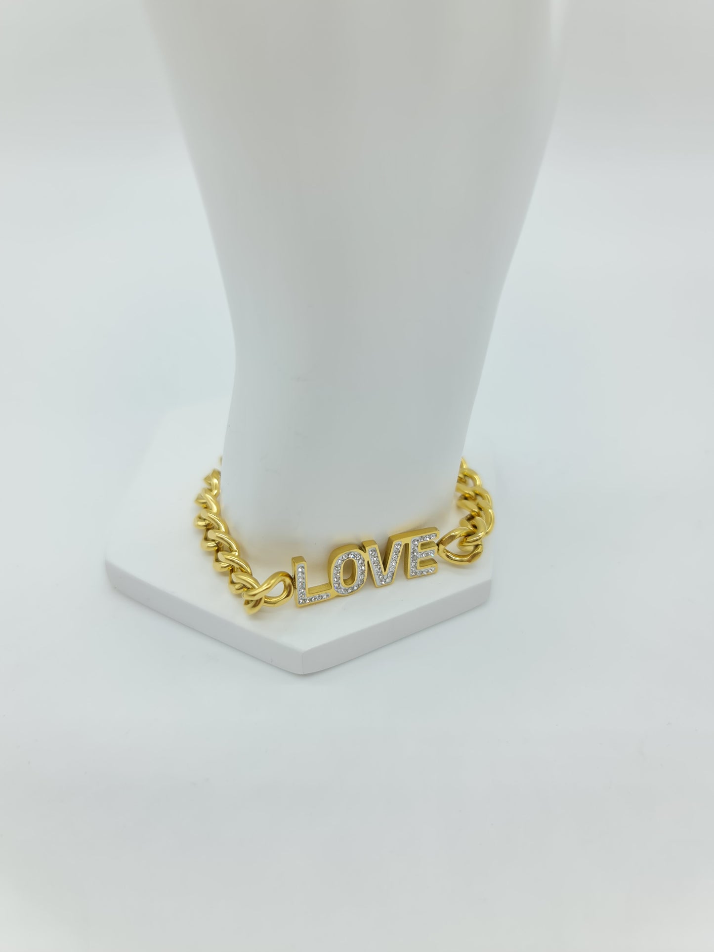 Pulsera Love dorada