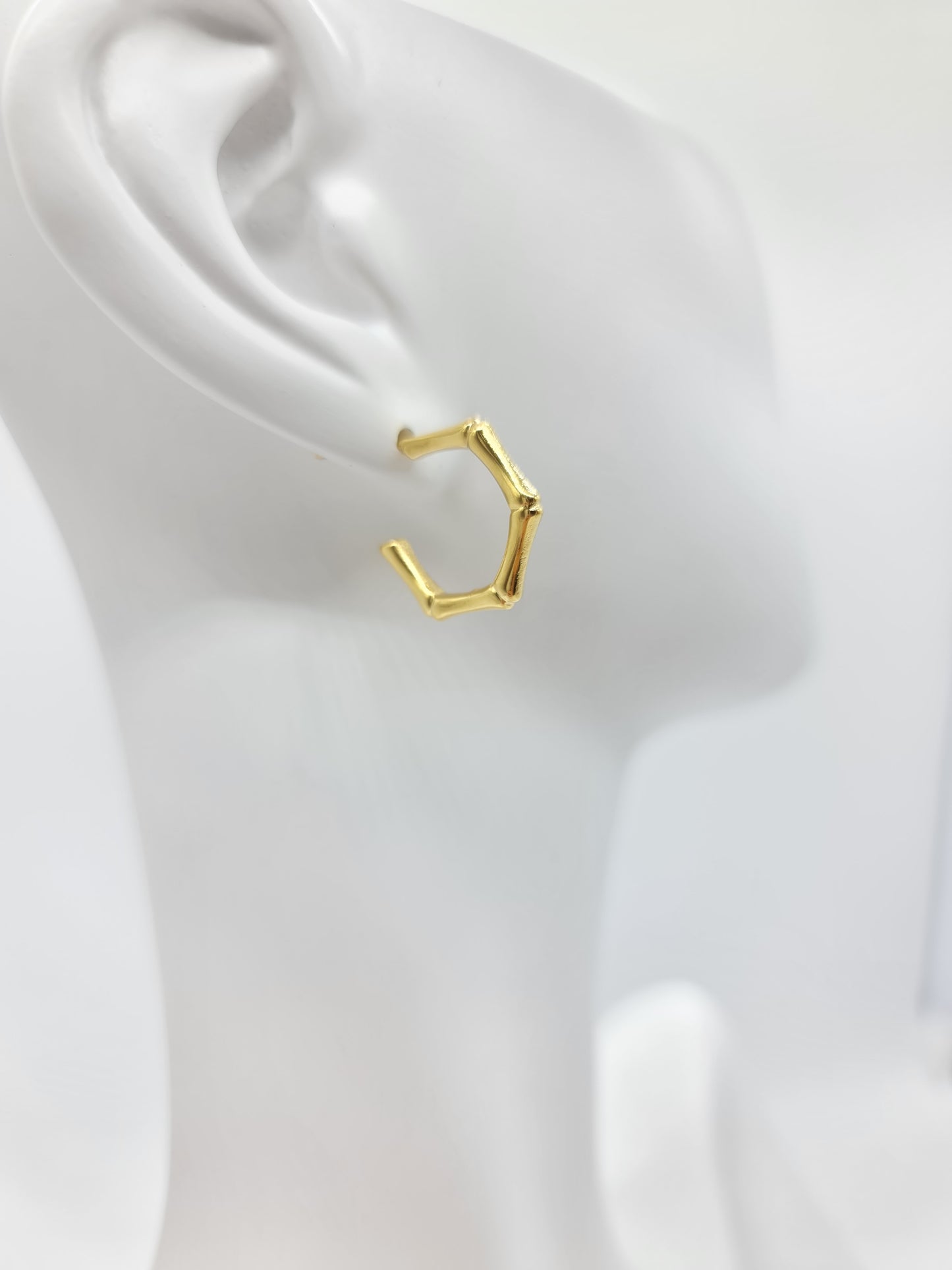 Arracadas geométrica Oro