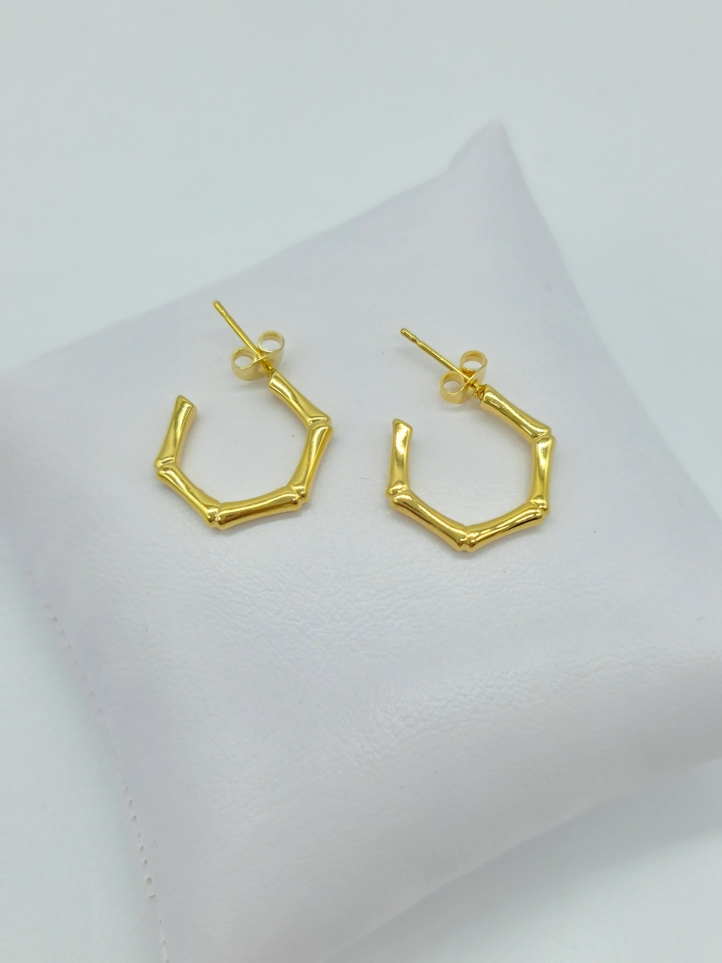 Arracadas geométrica Oro