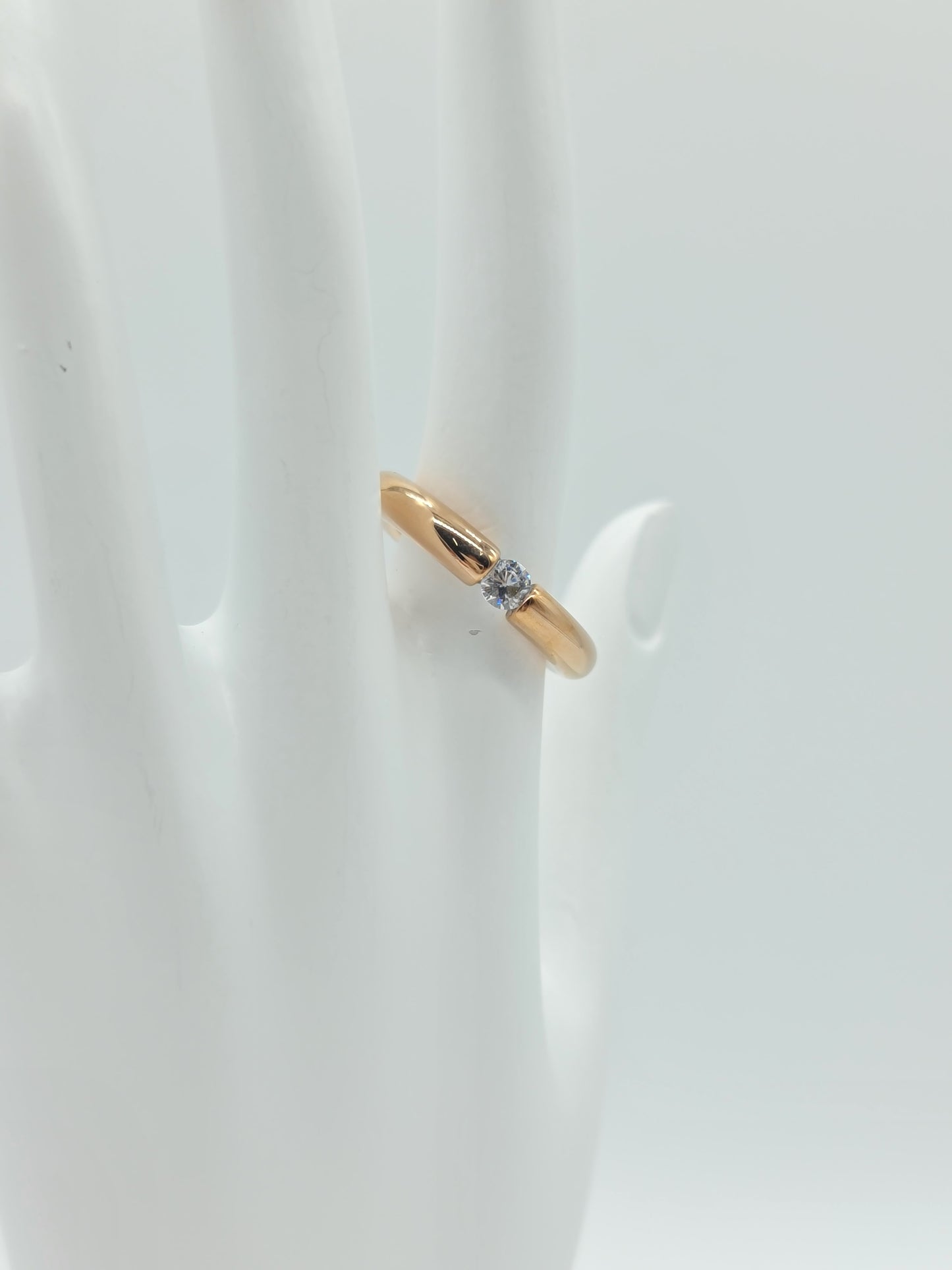 Anillo circular tipo Tous/Cristal