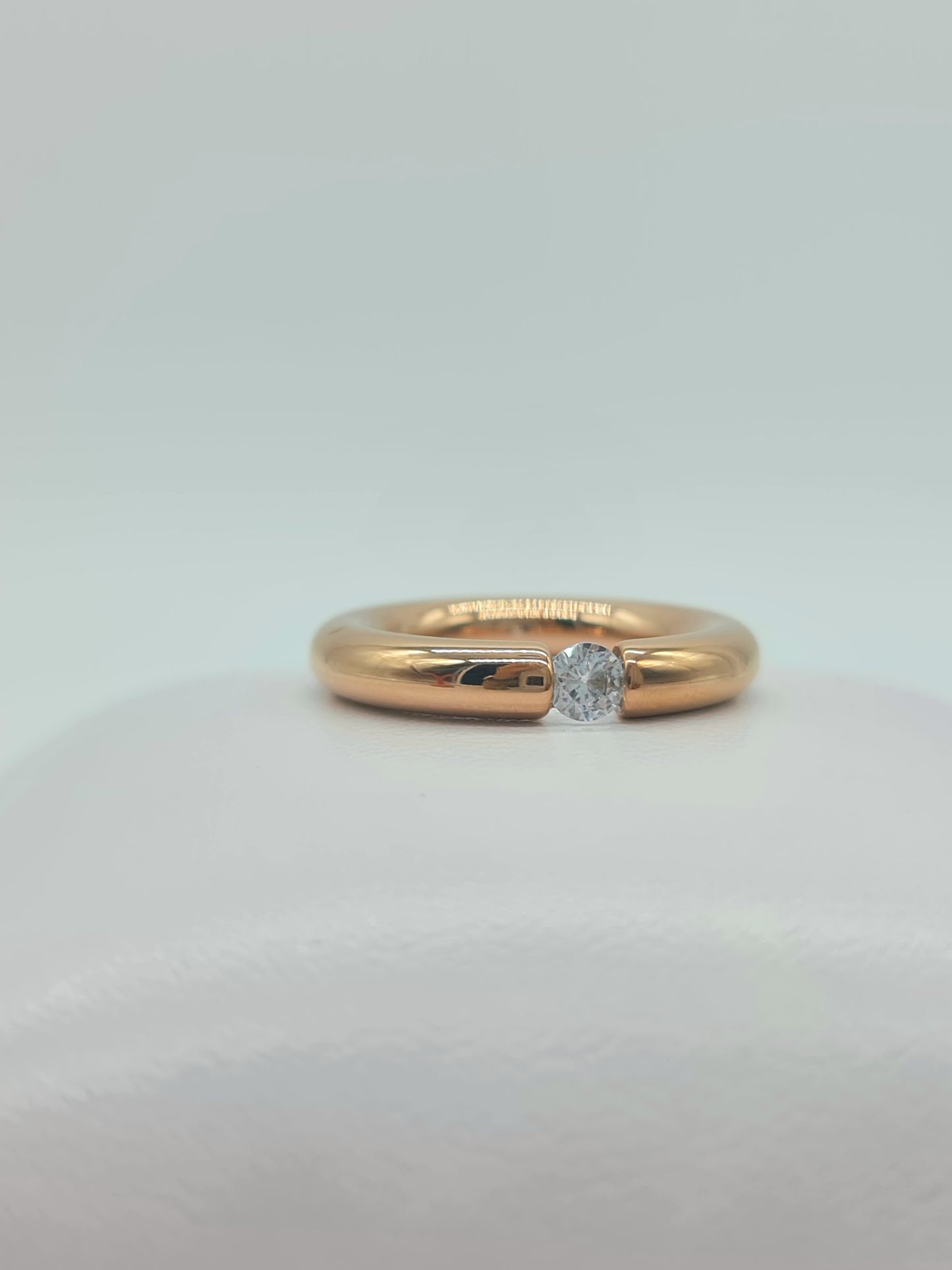 Anillo circular tipo Tous/Cristal