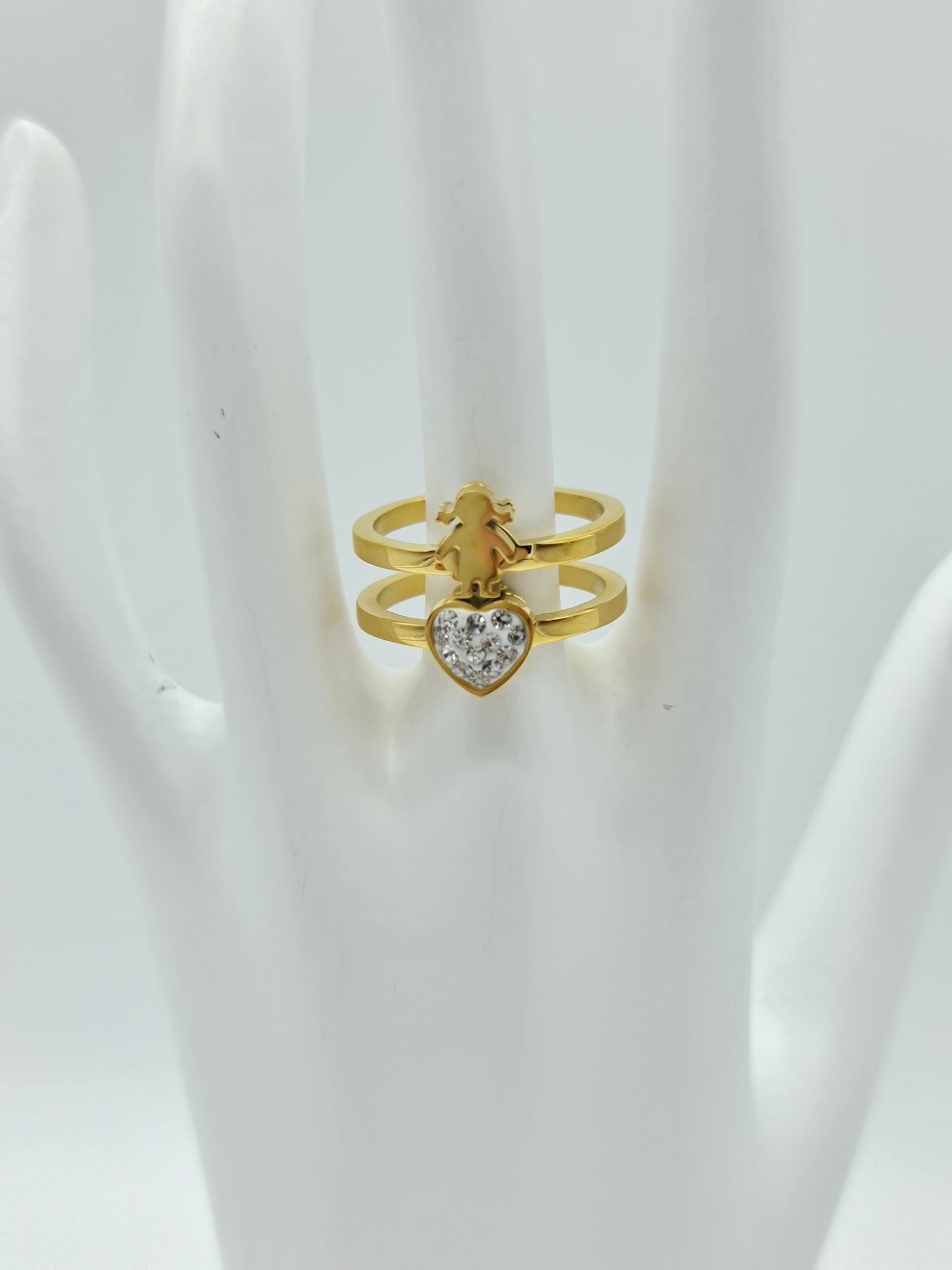 Anillo tipo doble Love my girl