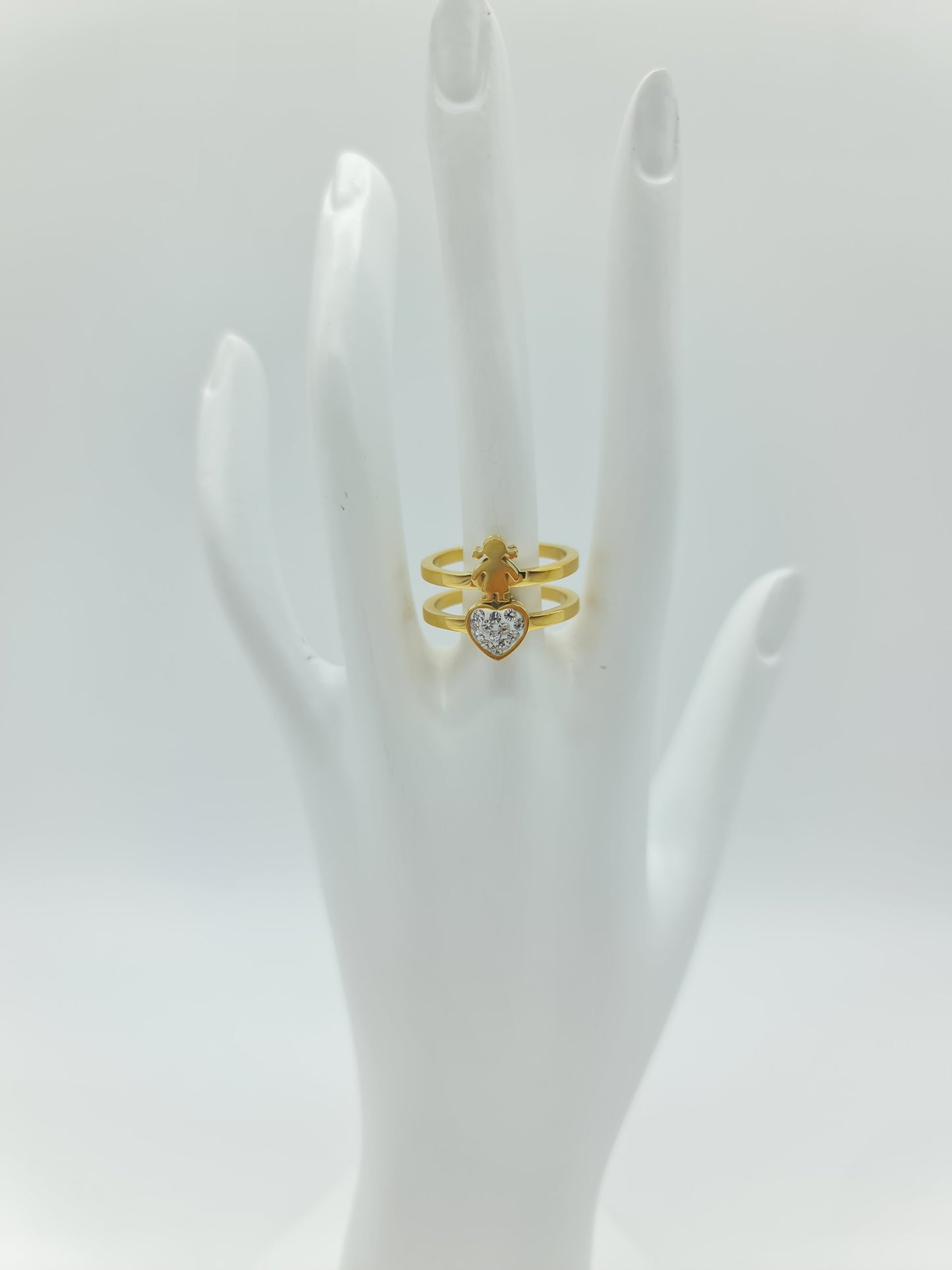 Anillo tipo doble Love my girl