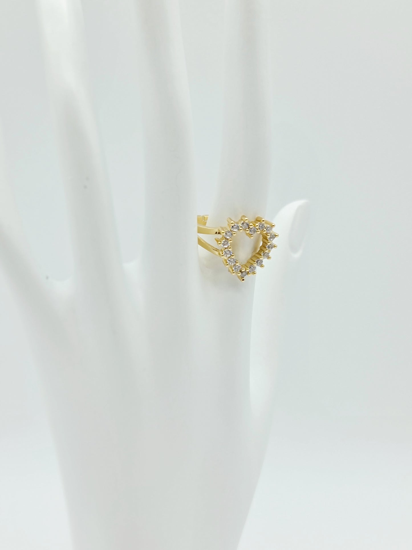 Anillo de Corazón pedrería