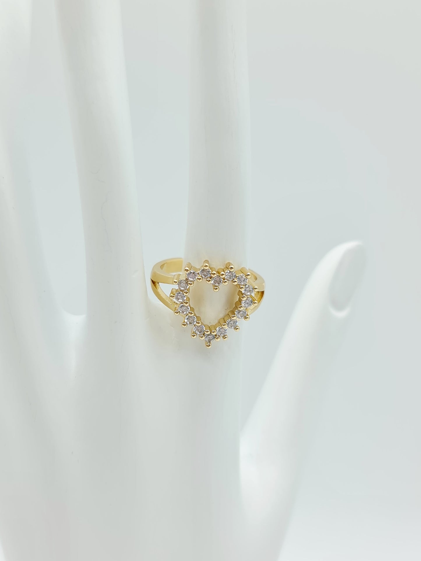 Anillo de Corazón pedrería