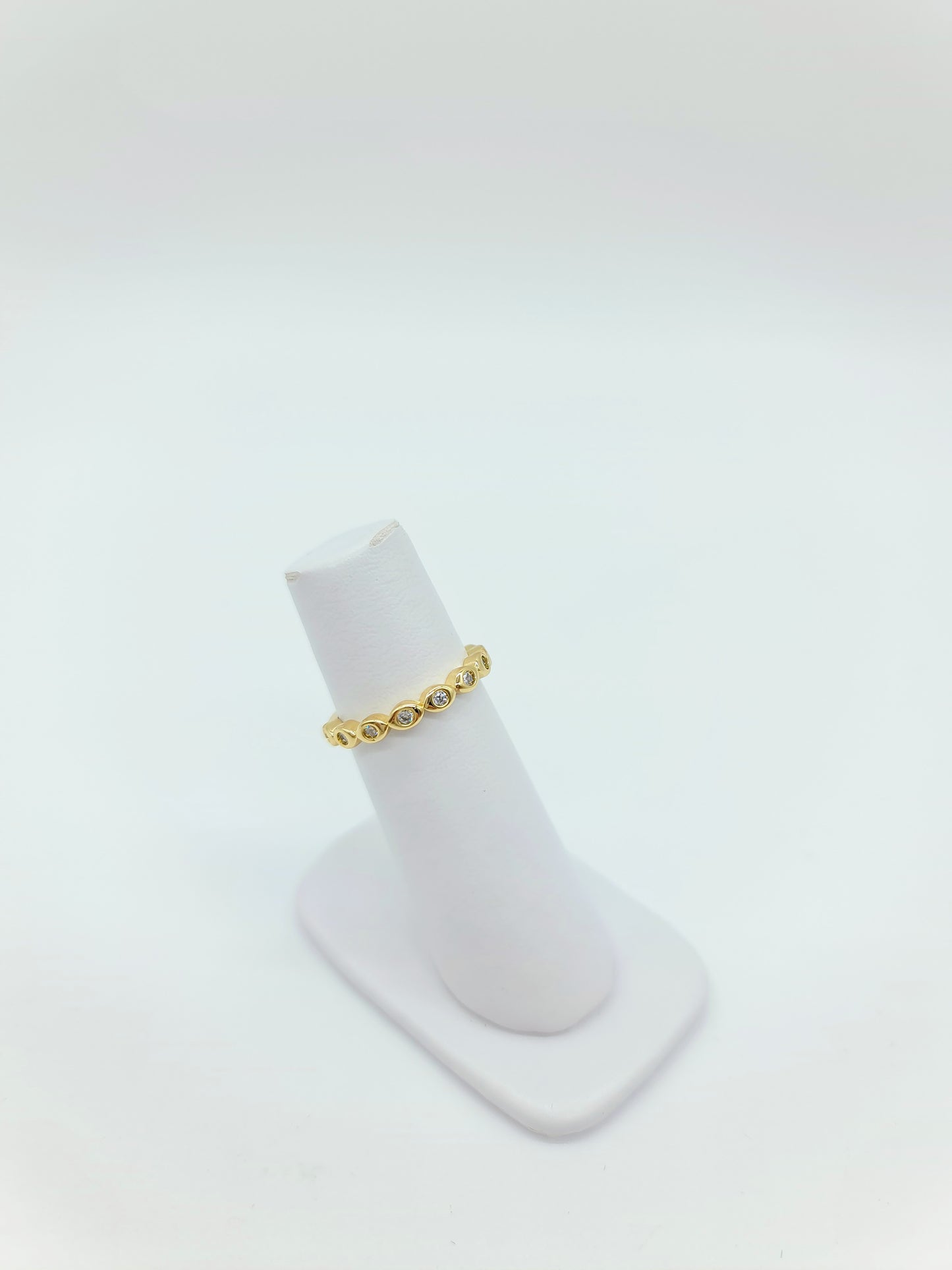 Anillo ojito turco en cristales