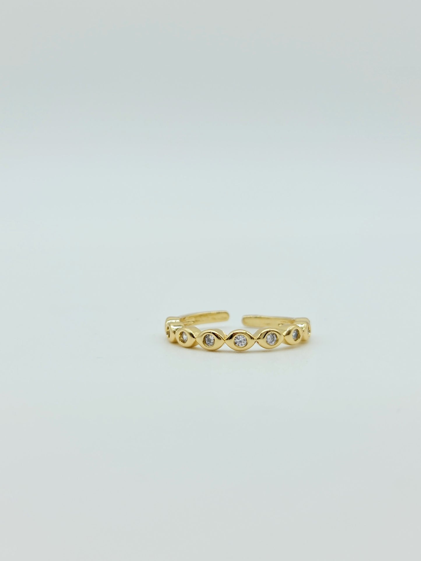 Anillo ojito turco en cristales