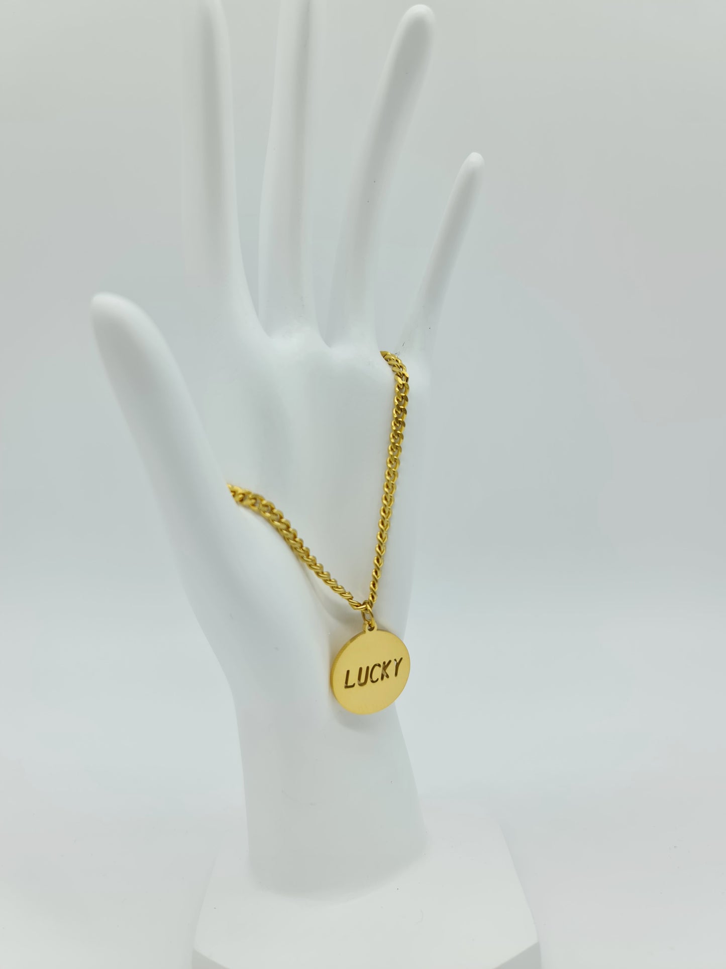 Pulsera Lucky Dorada Circulo