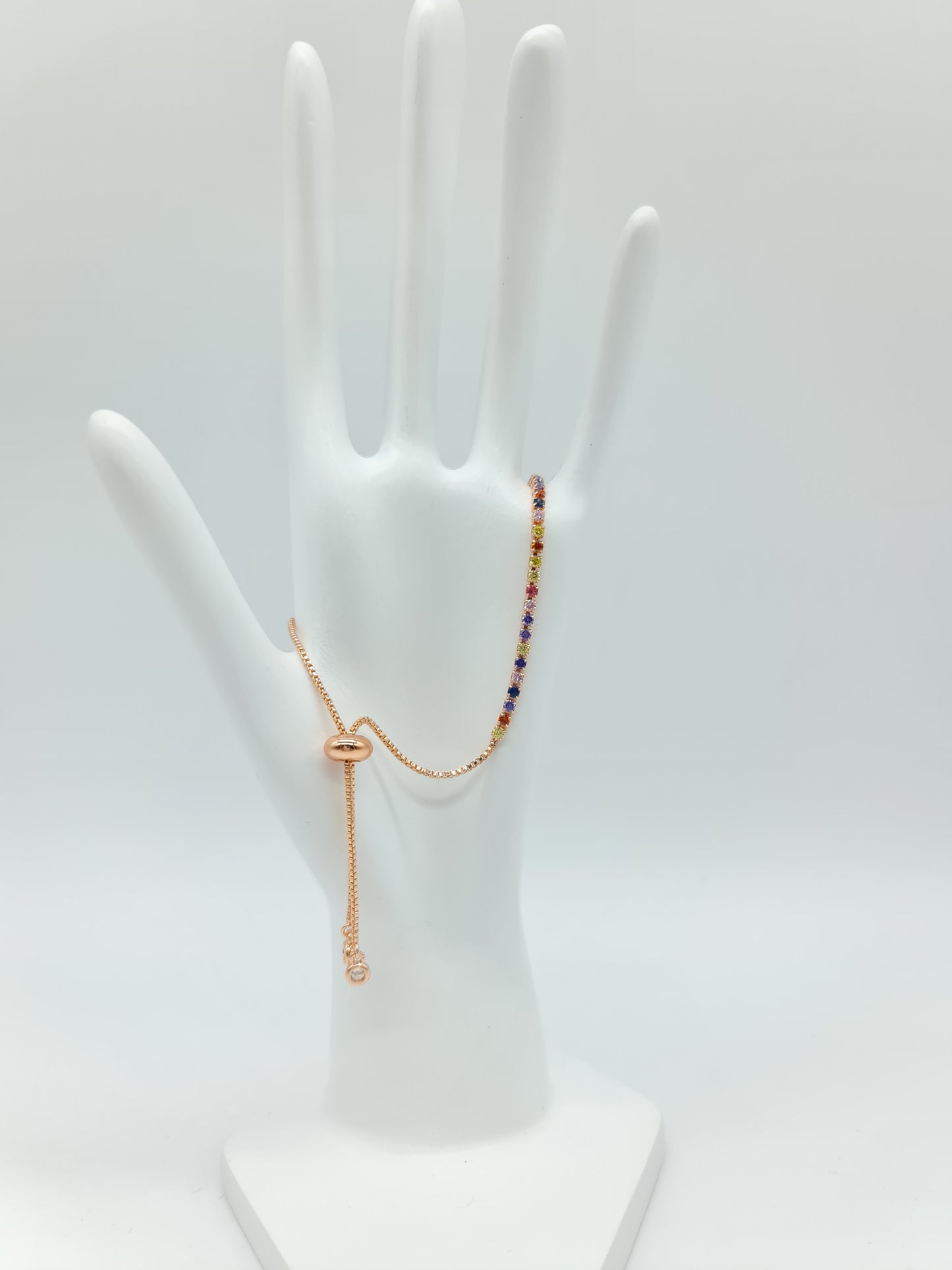 Pulsera ajustable con Perlas o cristales