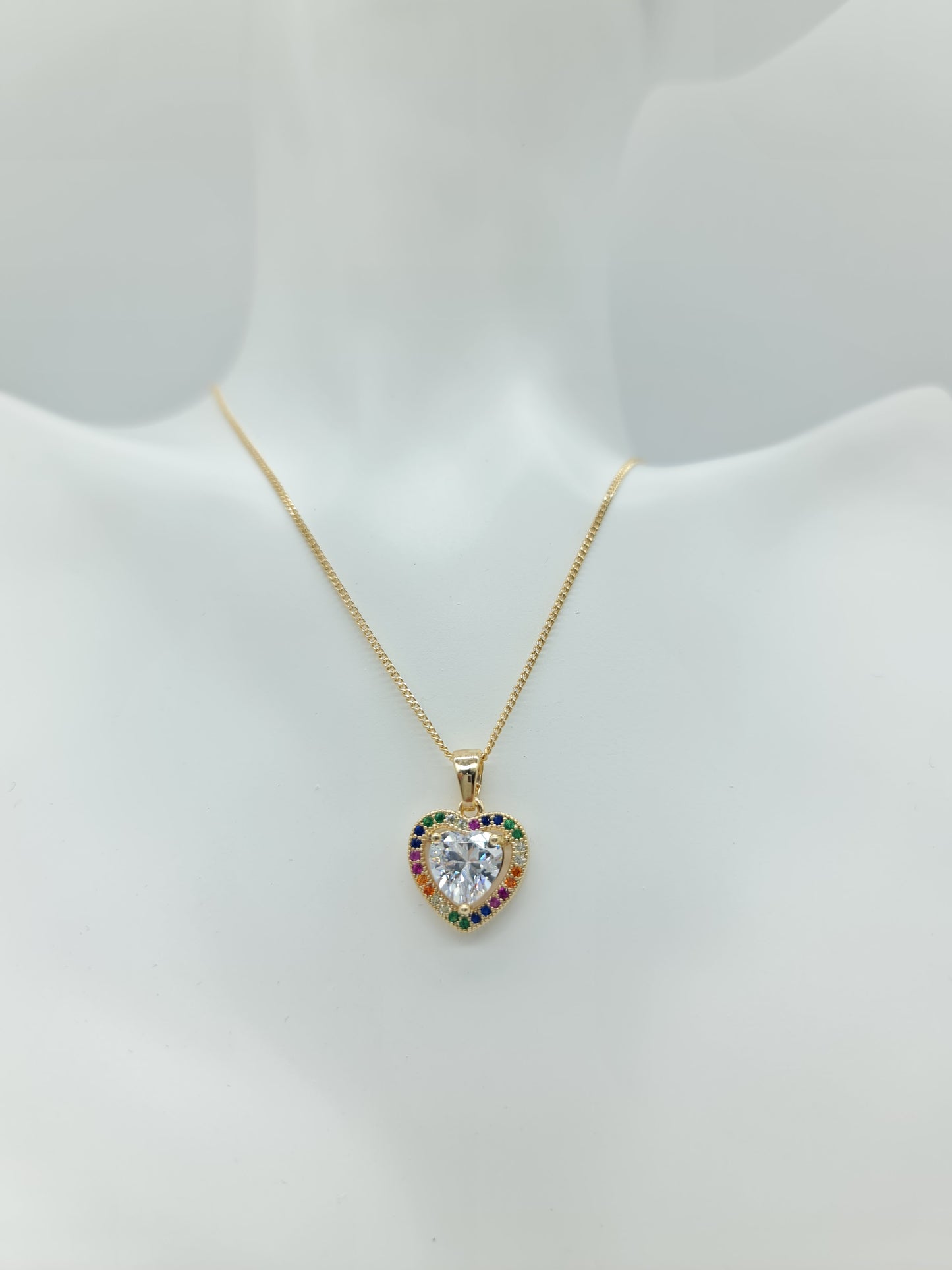 Juego collar corazon de Valentin