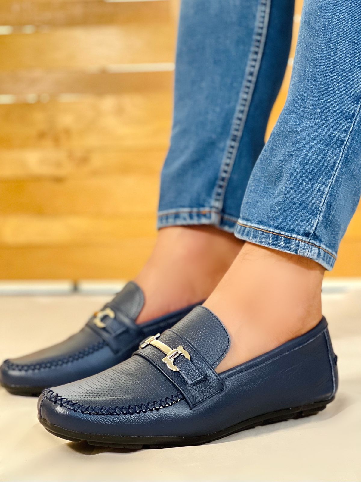 Mocasín 533 piel herraje