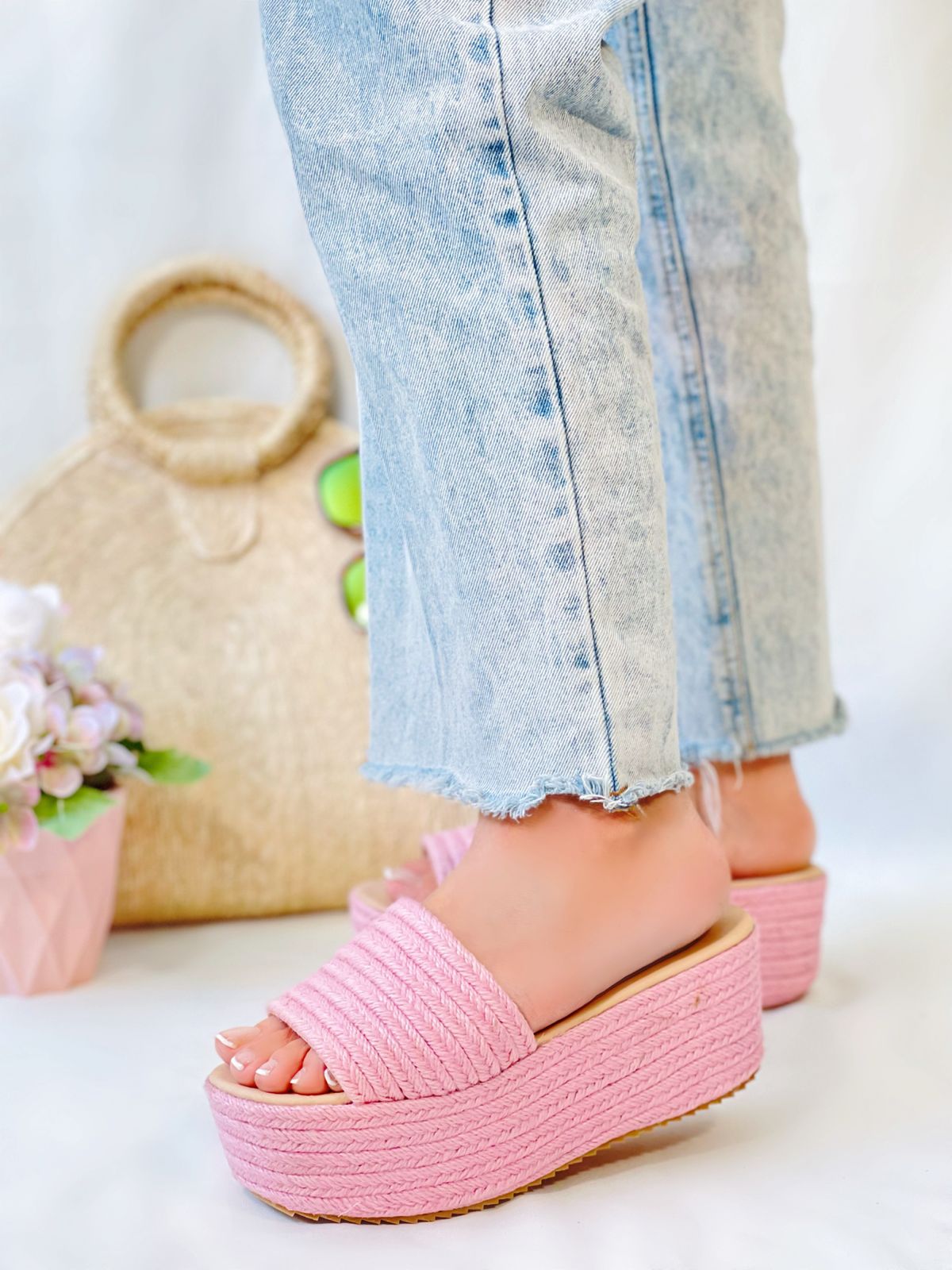 Plataforma Itzia yute natural 7098