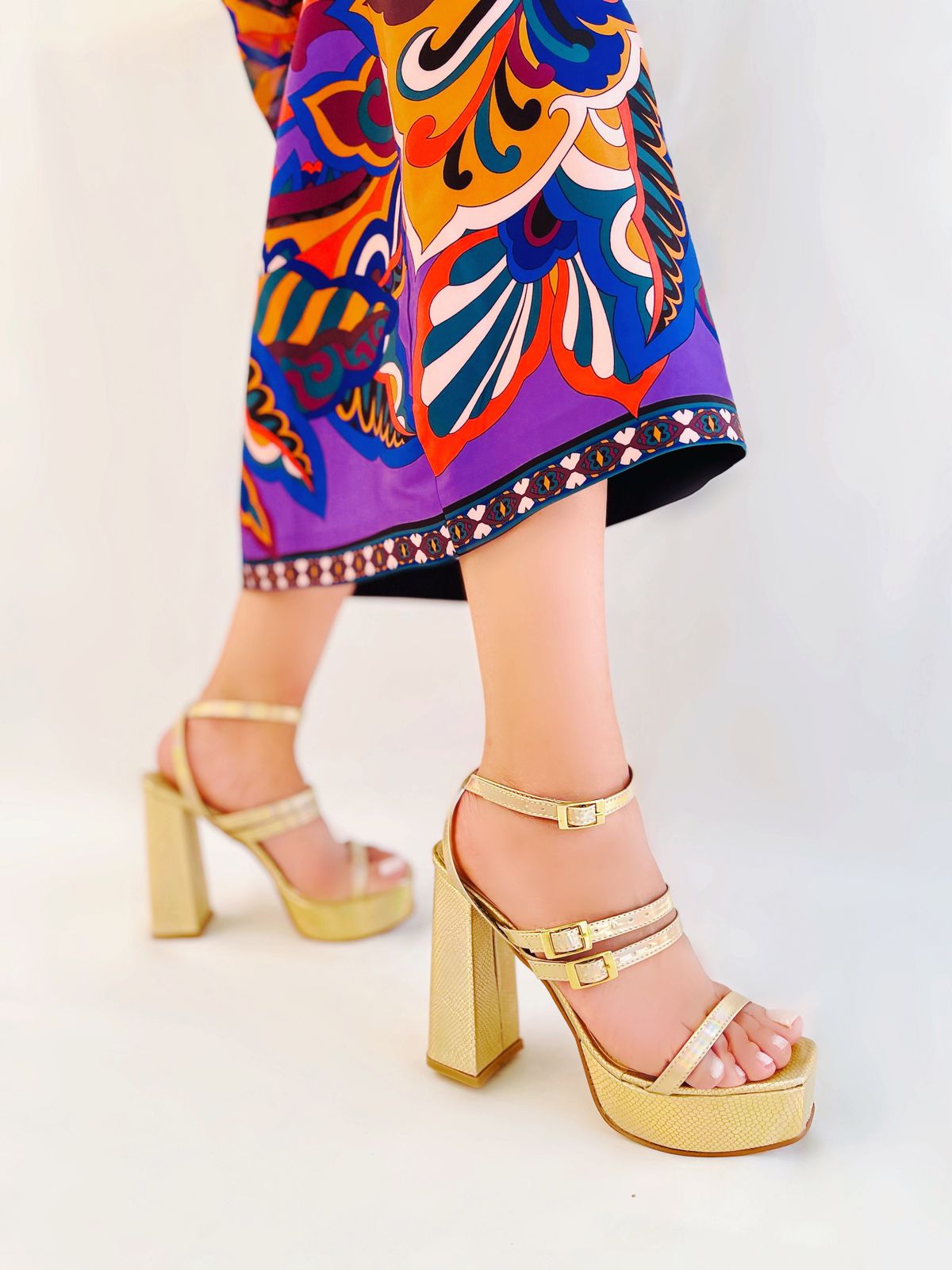 Plataforma Giselle hebillas