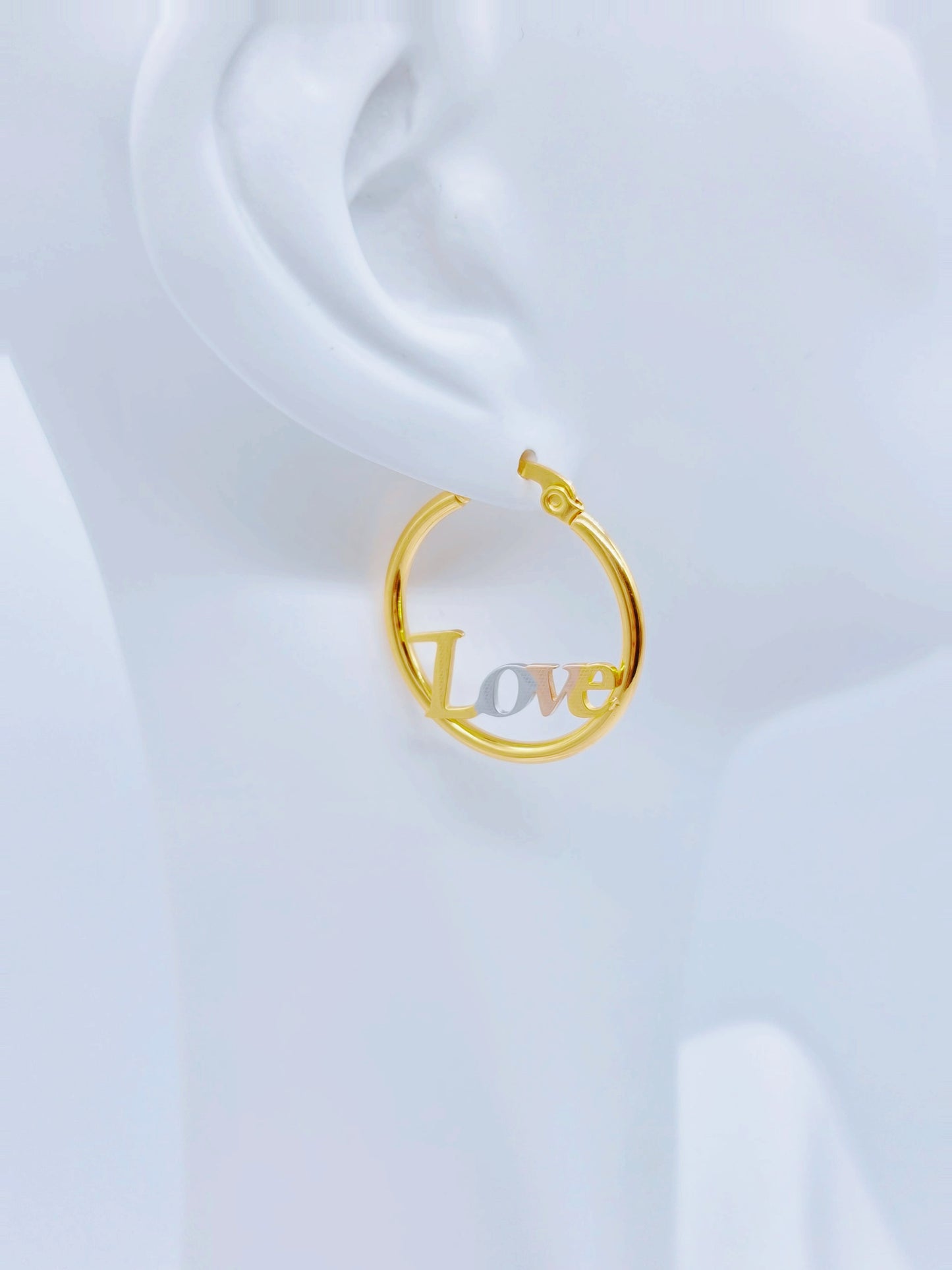 Arracadas LOVE 3 oros