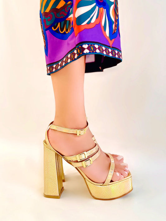 Plataforma Giselle hebillas